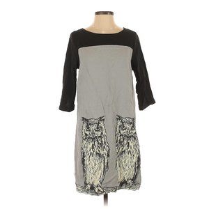 HTF Rare Knitted Dove Owl Dress Modcloth Anthropologie M Medium
